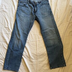 Levi's Men's Straight Fit Denim Jeans - Medium Blue